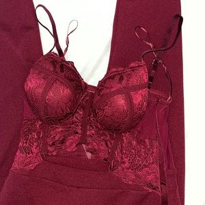 Cut out in front Lace Jumpsuit